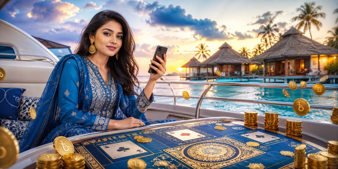 সেন্ট মর্টিন সৈকতে হাই রোলার গেমার